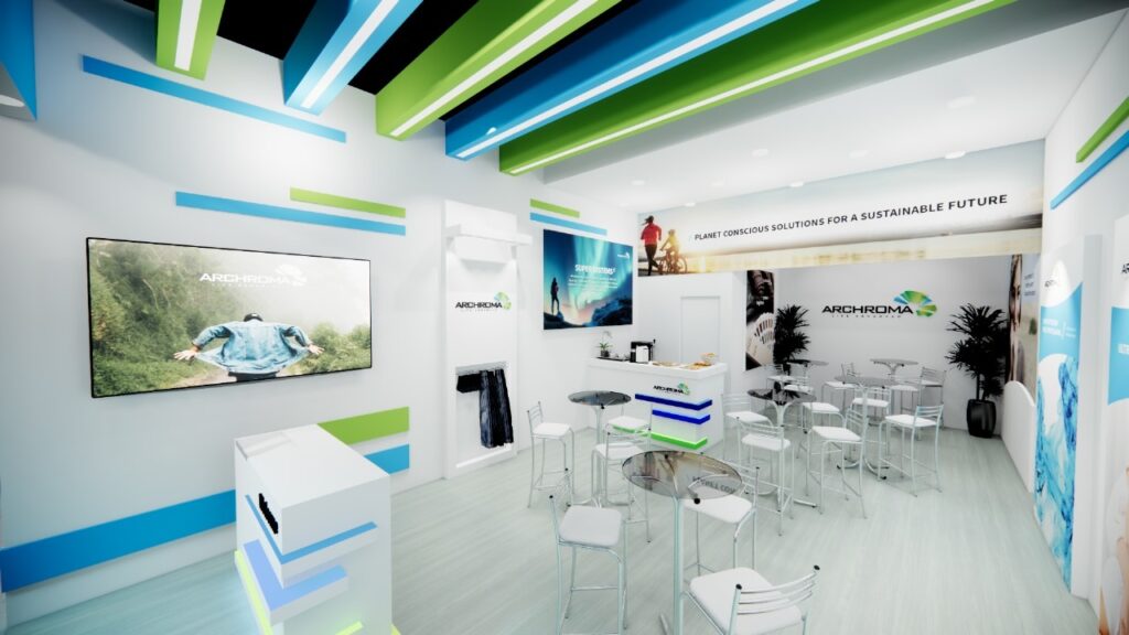 Archroma presents “planet conscious” solutions at Febratex 2024 to help accelerate the textile industry’s shift to sustainability 1 Archroma Febratex Booth2