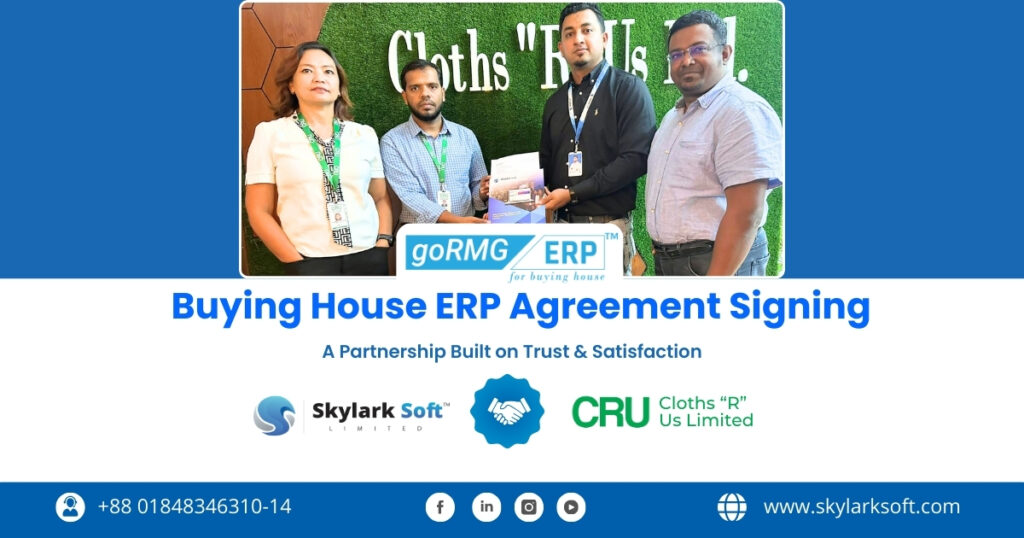 Cloths “R” Us Ltd. Implements Skylark Soft Limited’s Buying House ERP to Advance Sustainable Fashion Practices 1 CRU