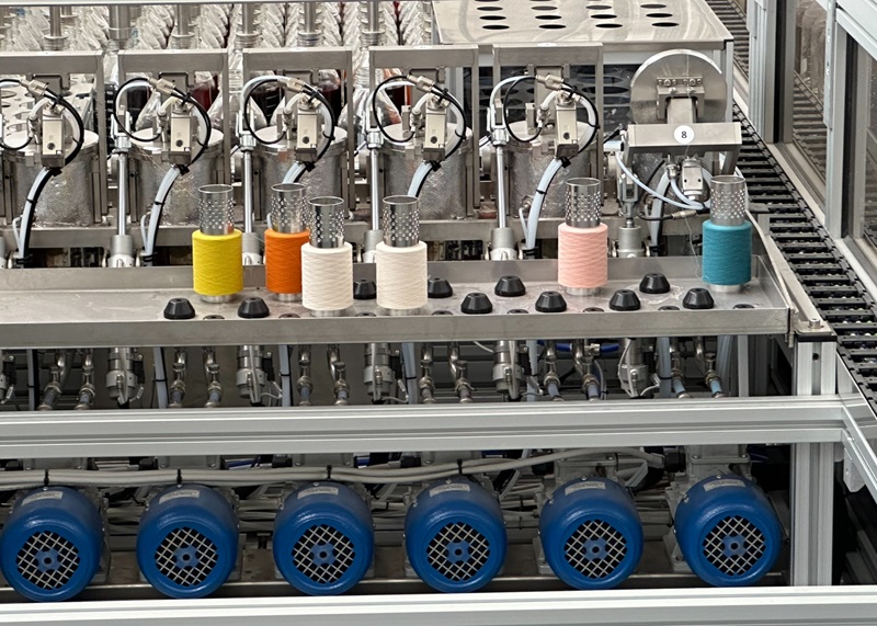 Small batches dyeing automation: DOS&DYE® for just in time deliveries 1 ItmaAsia24 Just in Time