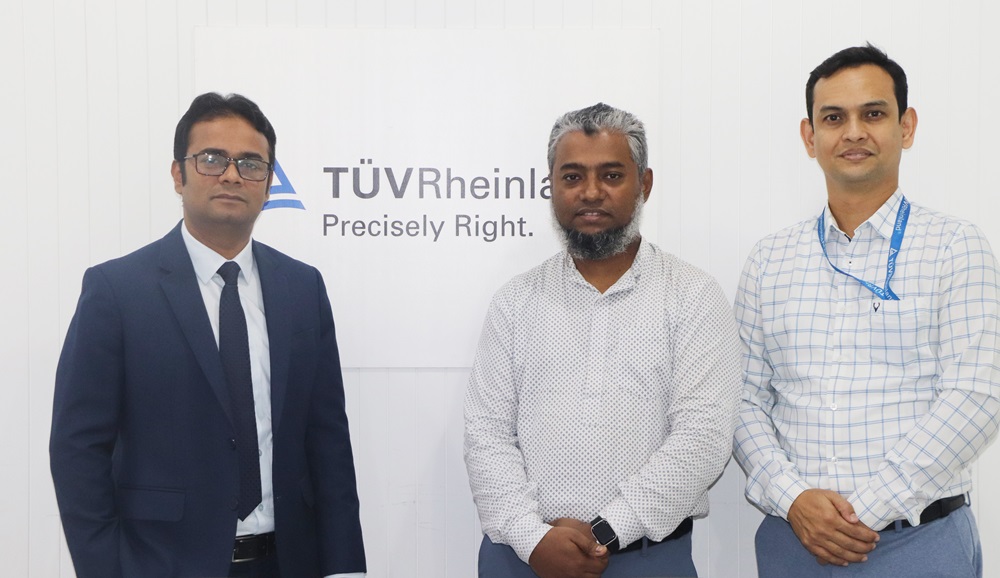 In conversation with Mohammed Hasem Ali, Managing Director, TÜV Rheinland Bangladesh 2 Tuv Rehinland MD with TF Team