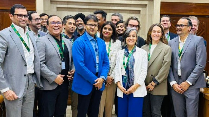 Global brand representatives meet CA's Special Envoy Lutfey 1 Envoy Lutfey